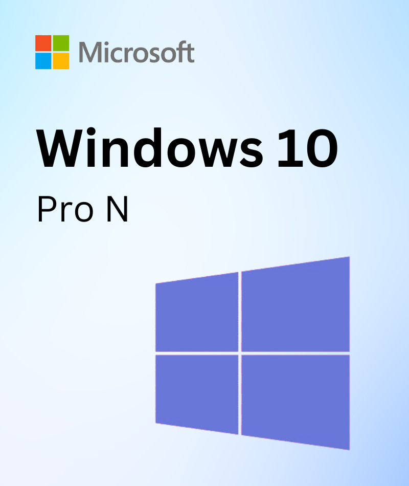 Windows 10 pro N– MicrosoftSoftware Swap